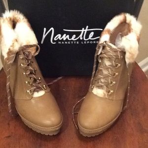 Nanette Lepore Malee Wedge Boots